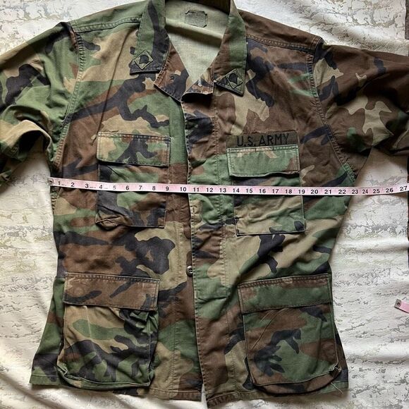 US Army issue 1990 Woodland Jacket camouflage vintage - Picture 9 of 12